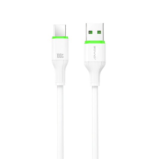 SOVO Type-C Fast Charging Data Cable – Quick Charge USB Cable for Android Devices – High-Speed Charging and Data Transfer – Durable Build – 1 Meter Length – Universal Compatibility with Smartphones