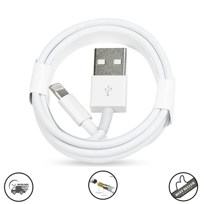 Apple Lightning to USB Cable for iPhone, iPad & iPod – Fast Charging & Data Sync Cable