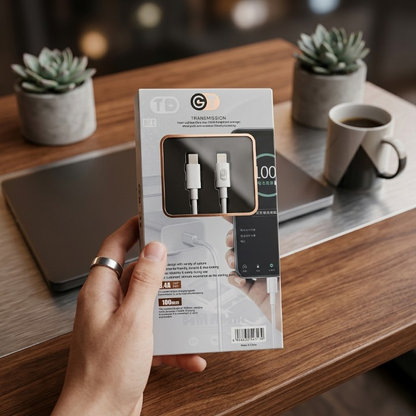 GT Type C to IPhone Fast Charging Cable Lightning USB-C Charger Cable