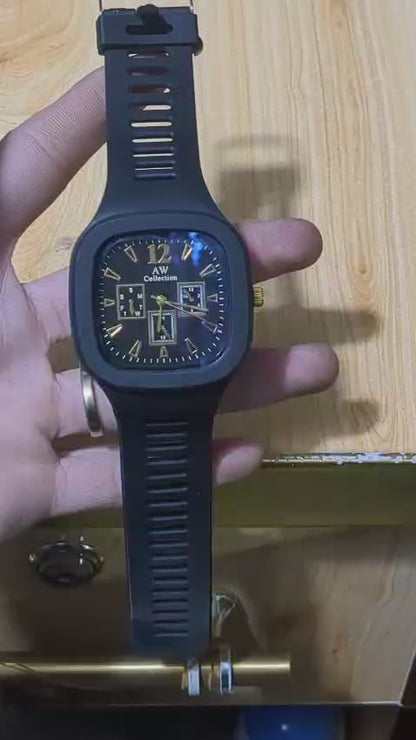 New Silicone Analogue Fashionable Wrist Watch for Men