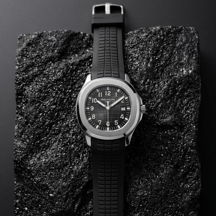 Patek Philippe Mens Watch Luxury With Comfortable Silicone Strap